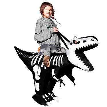 Imagem de Dazzle Bright Fantasia De Dinossauro Inflável Para Adulto, Montar Cosplay Inflável, Festa Halloween