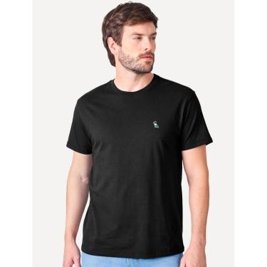 Imagem de Camiseta Reserva Masculina Regular Patch Tricolor Preta-Masculino