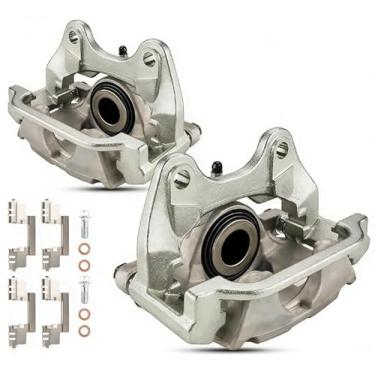 Imagem de Pinças de freio traseiras com suportes (18-B5030/18-B5031) – FIT Cadillac Escalade/ESV/EXT; FIT Chevy Silverado 1500/Suburban 1500/Tahoe/Avalanche; FIT GMC Sierra 1500/Yukon/Yukon XL (traseiro, disco
