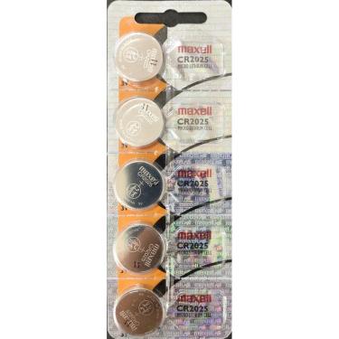 Imagem de Kit Com 10 Cartelas De Bateria Cr2025 3V Maxell C/5 Unidades