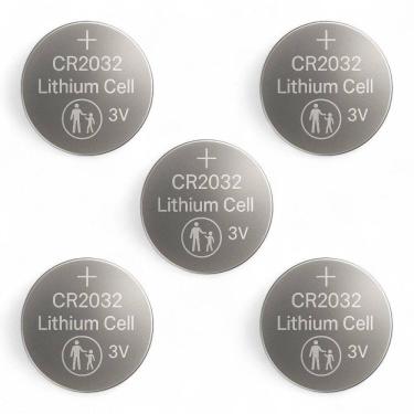 Imagem de 12 Cartela Bateria Lithium Botão Cr2032 Alcalina 60 Unidades