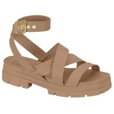 Imagem de Sandália Moleca Flatform Salto Bloco Feminina 5501.105-Feminino