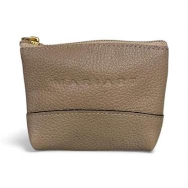 Imagem de Porta-moedas Feminino De Couro Legítimo Mariart Pn10 Nude Croco-Feminino