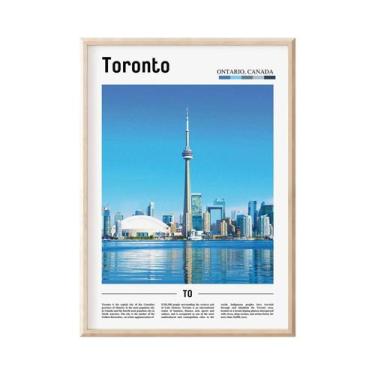 Imagem de Impressão Em Tela Vintage Retro De Aventura Na Montanha, Decoração Art