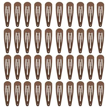 Imagem de Pacote com 40 grampos de cabelo, presilhas de cabelo em forma de gota d'água de aderência forte para mulheres, essenciais invisíveis em forma de U, cabelo grosso e fino para uso diário, acessórios de