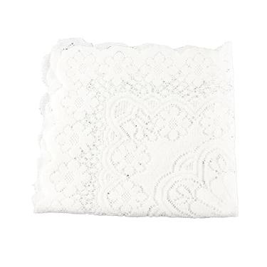 Imagem de Generic Toalha de Mesa de Renda Macia e Confortável Multiuso Simples Prático Padrão Oco Pano de Fundo Decorativo (60x60cm)