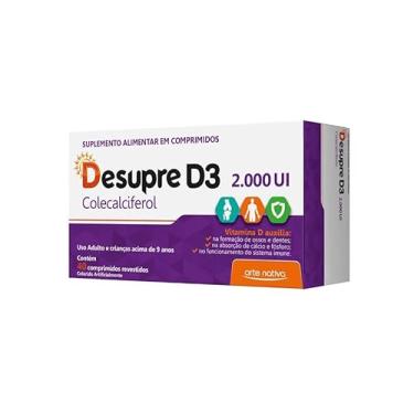 Imagem de Vitamina D Desupre D3 2.000UI Colecalciferol 40 Comprimidos