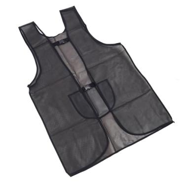 Imagem de ZJchao Avental de Barbeiro Com Alça Ajustável, Avental de Salão de Cabeleireiro para Cabeleireiros e Cosmetologistas, Material Pu, Bolso Grande