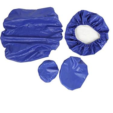 Imagem de Yinhing Conjunto de Capa para Cadeira Odontológica à Prova D'água PU Mangas para Cadeira Odontológica Kit Protetor de Encosto de Cabeça para Equipamento de Escritório Odontológico Proteção (L)