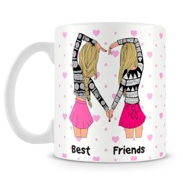 Imagem de Caneca Amigas de Coração Irmãs de Alma
