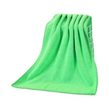 Imagem de Toalha De Banho Grande E Grossa De Microfibra Super Absorvente De Seca
