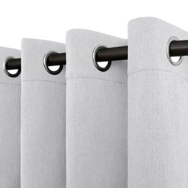 Imagem de Conjunto térmico Curtain Easy-Going Blackout de 132 cm de 2 brancos ac