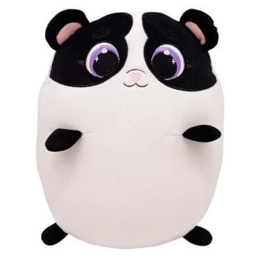 Imagem de Zonacriativa - Pelúcia Puffy Panda (28cm) | Toque macio em poliéster, enchimento em fibra siliconada | Ideal para cochilinho, decoração e para colecionar