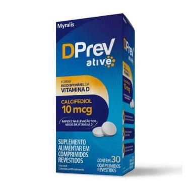 Imagem de Suplemento Alimentar DPrev Ative 10mcg 30 Comprimidos Revestidos