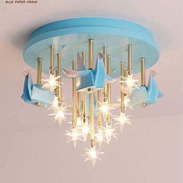 Imagem de Luminária De Teto Para Crianças Modernas, Candeeiro De Teto Para Meninas De Desenhos Animados, Candelabro De Papel Para Pôneis, Candelabro Colorido Para Sala De Jantar, Luz Para Pendurar Em Vidro