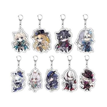 Imagem de Conjunto De Chaveiros Neuvillette Wriothesley Lyney Furina 9 Peças Ace