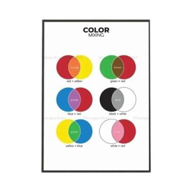 Imagem de Quadro De Arte Colorido Em Lona Para Decoração De Bar, Café E Casa - o