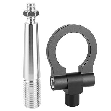 Imagem de aqxreight Gancho de Reboque para Parafuso Estilo JDM No Anel de Reboque de Corrida de Pista Adequado para FX35 / FX45 / FX50 QX70Silver Carro de Metal Duro FX45 / Adequado para QX70 FX35 / GTR /