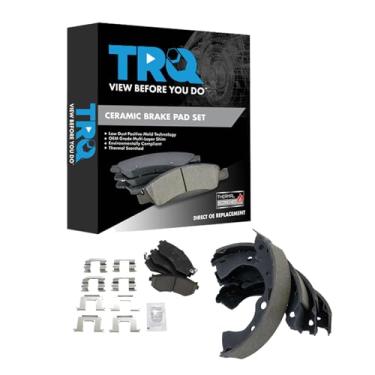 Imagem de TRQ Pastilhas de freio de cerâmica compatíveis com Nissan Sentra 2001-2006