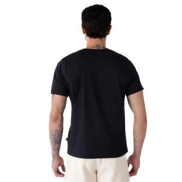 Imagem de Camiseta Masculina New Balance Estampa Preto/Branco, Preto, Branco, GG