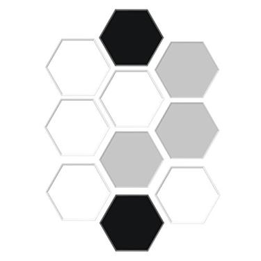 Imagem de 10 Peças Conjunto Autoadesivo Adesivo para Piso Removível DIY Decoração de Casa Banheiro Cozinha Apoio Azulejos Parede Fácil Descolar e Colar Designs