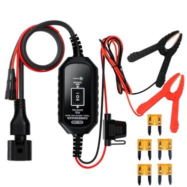Imagem de hongdounangguo Ferramenta de liberação de emergência de freio de estacionamento eletrônico automotivo, proteção contra sobrecorrente BT10 EPB, redefinir controle dianteiro/reverso de canal duplo, 5