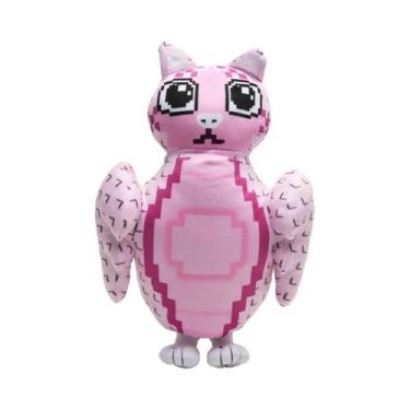 Imagem de Brinquedo De Pelúcia Meowl Espetacular Rosa E Marrom, Jogo De Ovelha A