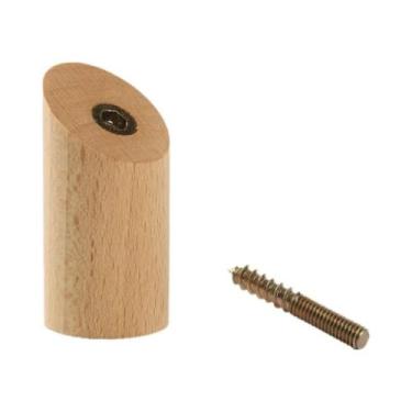 Imagem de Ganchos De Parede De Madeira Natural Para Chaves, Chapéus, Cachecóis E