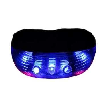 Imagem de Lanterna Traseira LED Para Bicicleta À Prova d'Água Com 2 Lasers E 5 L