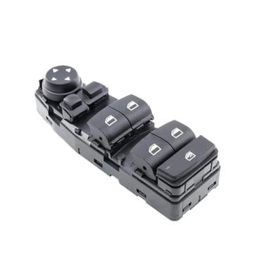 Imagem de Botões do vidro elétrico do lado do motorista, interruptor do elevador do vidro para Série 5 6 F06 F07 F10 F11 X3 F25, botão de controle principal 61319241956 61319241955(A)