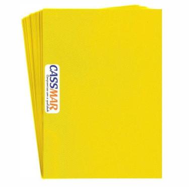 Imagem de Capa Para Encadernação Amarelo Line A4 Pp 0,30mm 100un - Cassmar