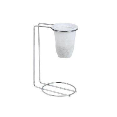 Imagem de Suporte Mini Coador Individual Para Café E Chá Aço Cromado Prime