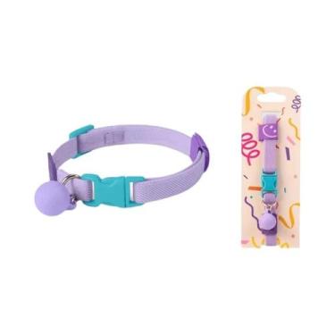 Imagem de Coleira Ajustável Para Gatos E Cães Pequenos Com 7 Cores E Alta Elasti