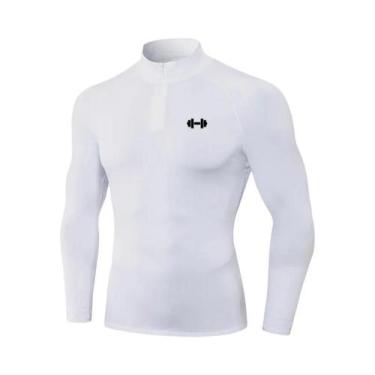 Imagem de Camiseta De Corrida Masculina De Manga Longa, Compressão, Secagem Rápi