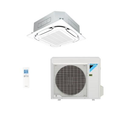Imagem de Ar-Condicionado Split Cassete 4 Vias Inverter Daikin SkyAir 35.000 BTUs Quente/Frio 220V Monofásico