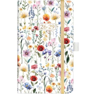 Imagem de Calendário de bolso/agenda 2026-2029 - julho de 2026 - junho de 2029, agenda mensal de 3 anos, 16 x 9,7 cm, agenda mensal 2026-2029, loop de caneta, 61 páginas de anotações