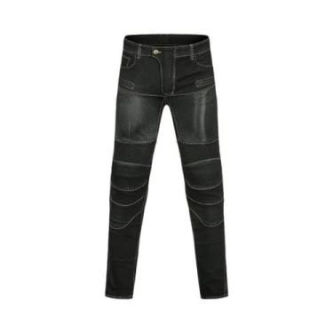 Imagem de Calças De Motocicleta Respiráveis Para Homens E Mulheres, Jeans Protet