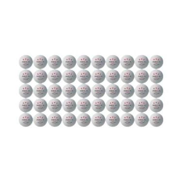Imagem de Bolas De Treinamento De Tênis De Mesa Brancas E Laranjas ABS Huieson 3