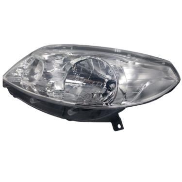 Imagem de Farol Dianteiro Sandero 2012 2013 2014 Máscara Cromada Esquerdo Motorista