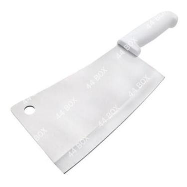 Imagem de Faca Cutelo 7 Machadinha Açougue Profissional Cozinha Chef - Faca Chur