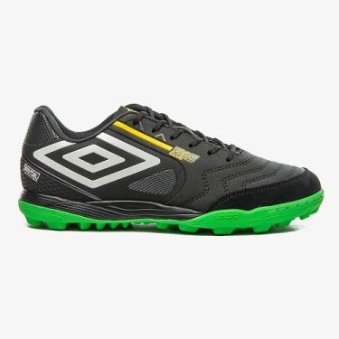 Imagem de Chuteira Society Pro 5 Bump Club BR Futsal Umbro Unissex Cor:Preto+Ver