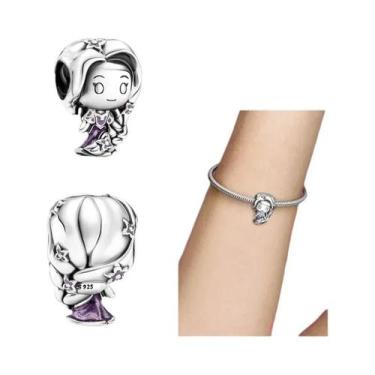 Imagem de Pingentes De Prata 925 Da Disney Para Mulheres, Princesa Mickey Mouse 