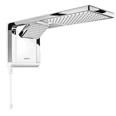 Imagem de Ducha Acqua Duo Ultra Branco e Cromado 6800W com Haste para Controle da Temperatura com Comando Eletrônico e Jato Direcionável - Lorenzetti