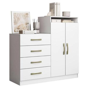 Imagem de Cômoda Sapateira Londres 2004142 Branco Tx - Aramóveis