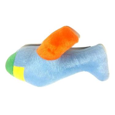 Imagem de Brinquedo De Pelúcia Para Cães E Gatos Avião Azul