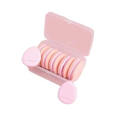 Imagem de Mini Esponja Aplicadora De Maquiagem Para Base, Pó Compacto, BB Cream 