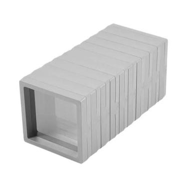 Imagem de Pacote Com 10 Suportes Portáteis 3D Flutuantes Para Joias, Estojo Orga