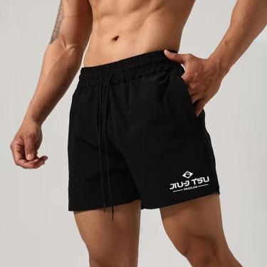Imagem de Short Tactel Masculina Leve Mauricinho Treino Fitness Gym Jiu Jitsu Luta Arte Marcial-Masculino