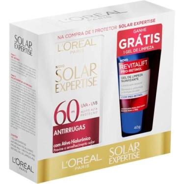 Imagem de Kit Protetor Solar Expertise Fps 60 + Revitalift Pro Retinol - Loreal 