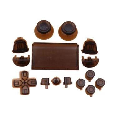 Imagem de Conjunto De 18 Capas De Joystick Para Controle PS4 pro JDS 040, D-Pad,